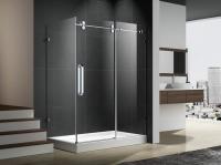 China Hinge open zhejiang shower enclosure with stainless steel 304 accessories 6mm temper glass factory