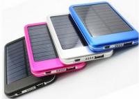 China 5000mAh Portable Solar Power Bank Rechargeable Batteries Charger Waterproof factory