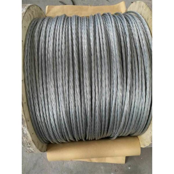 Quality 1* 7 1*19 Galvanized Steel Guy Wire Cable Reducing Distortion And Construction Weight for sale