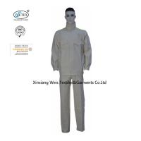 china White High Vis Yellow Two Tone Fire Retardant Suit EN11612 Standard