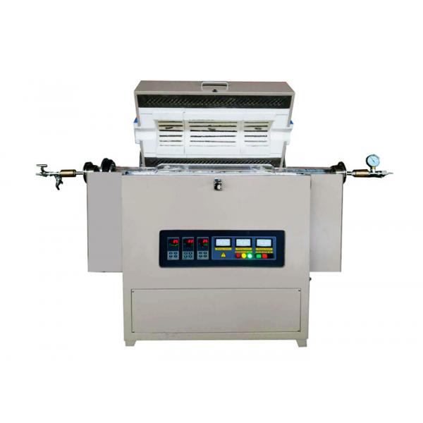 Quality Multi Zone Lab Tube Furnace 1200 ℃ / 1400 ℃ / 1600 ℃ With Three Way Flange for sale