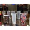 China 17oz 500ml Custom Printed Disposable Cups , PP Plastic Cup With Dome Lid factory