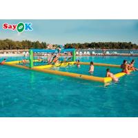 China Airtight Multifunctional Floating Inflatable Water Volleyball Court Inflatable Water Floats factory