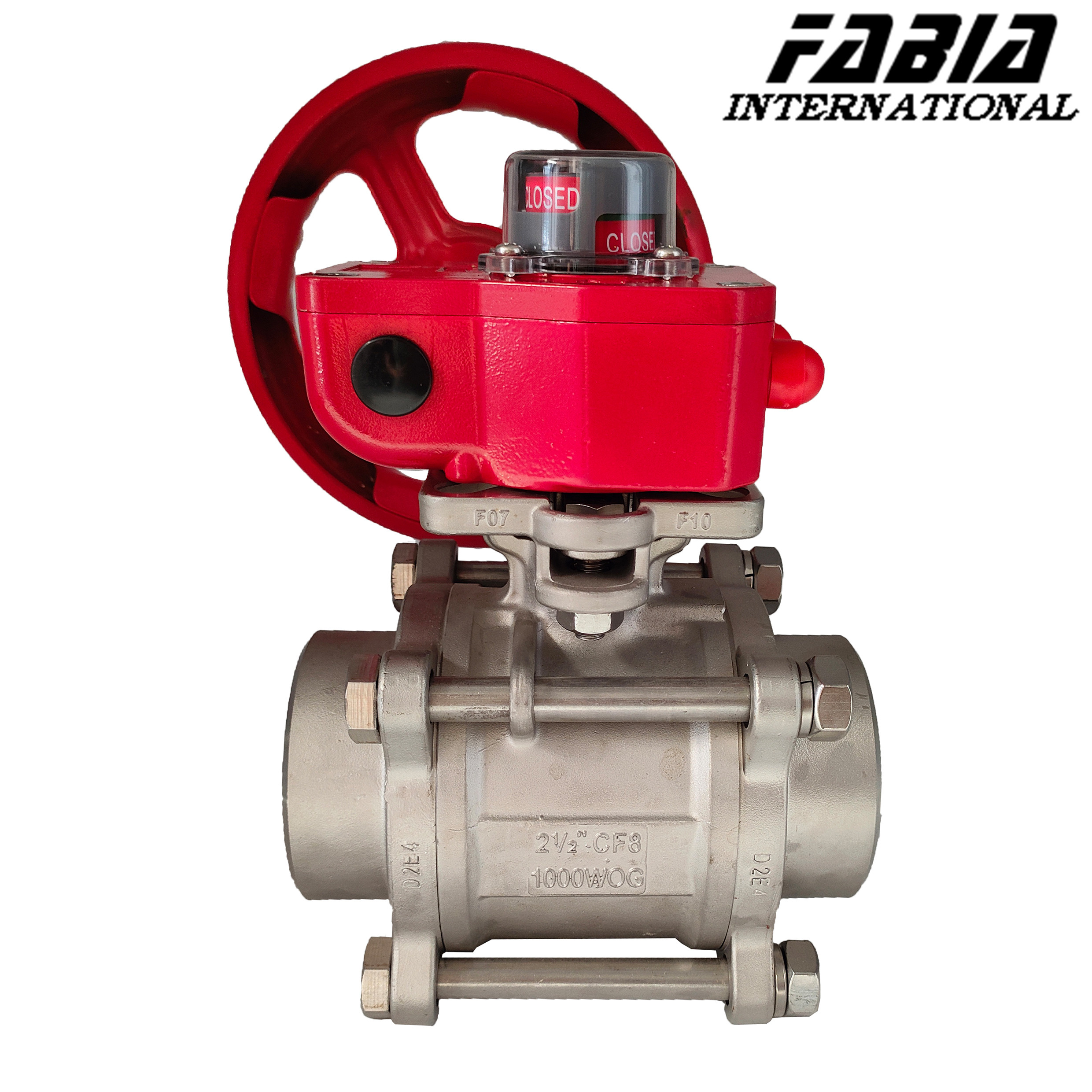 China DN65 Manual Turbine Ball Valve For Superior Performance And Durability factory