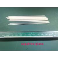 China Ultra-fine thin dia1.0mm 0.6mm Al2o3 Ceramic Sapphire Glass Rod Stick lapped surface factory