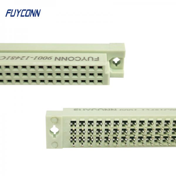 Quality 3 rows 48 Pin DIN 41612 Connector Vertical Female Straight PCB Eurocard for sale