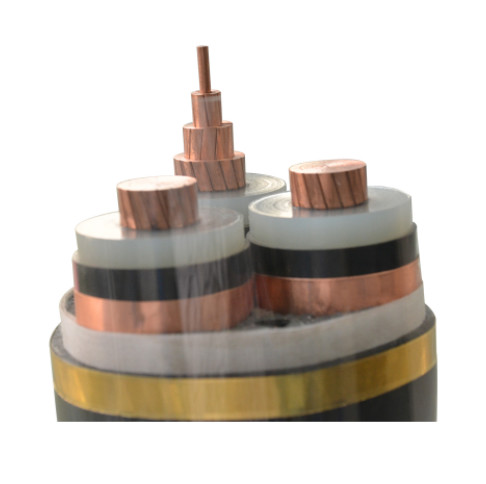 Quality Medium Voltage Steel Wire 33kV XLPE Insulated Cable , 1x2.5mm2 XLPE Electrical Cable for sale