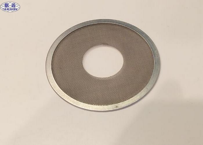 China 304 Stainless Steel Filter Disc , Microns Porous Woven Wire Mesh Filter Disc factory