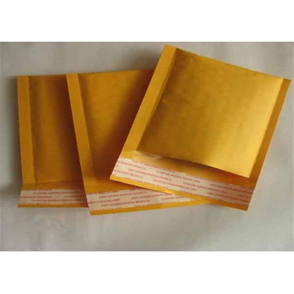 Quality Kraft Bubble Mailers Padded Envelopes 200x250mm For Post Tape / CD / Books for sale