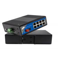 Quality 100km Industrial POE Ethernet Switch With 1 Fiber and 8 Ethernet Ports for sale