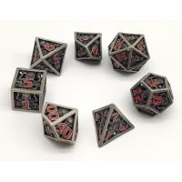 Quality Wear Resistant Resin Polyhedral Dice set Practical For Collection for sale