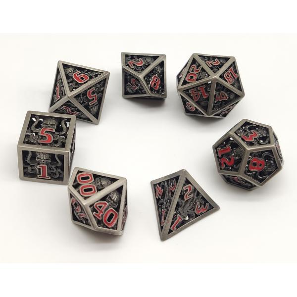 Quality Wear Resistant Resin Polyhedral Dice set Practical For Collection for sale