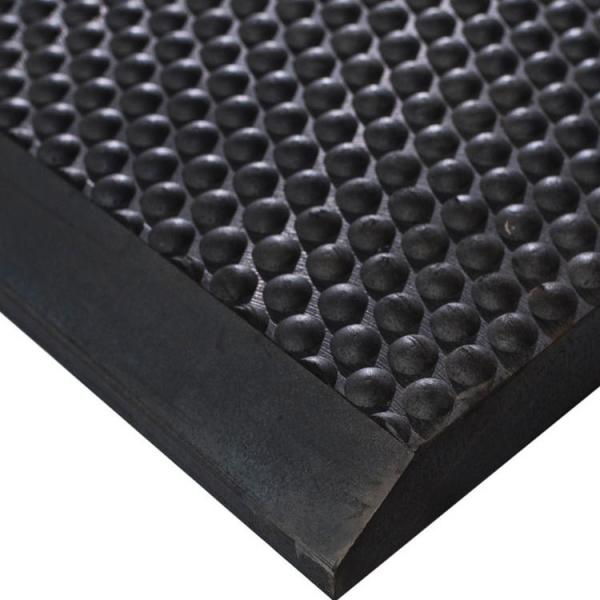 Quality Black 6x4 Horse Stall Mats Recyclable Rubber Interlocking Floor for sale