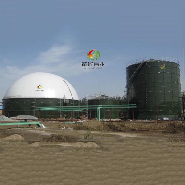 Quality Automatic Control Double Membrane Biogas Holder With Anaerobic Reaction for sale