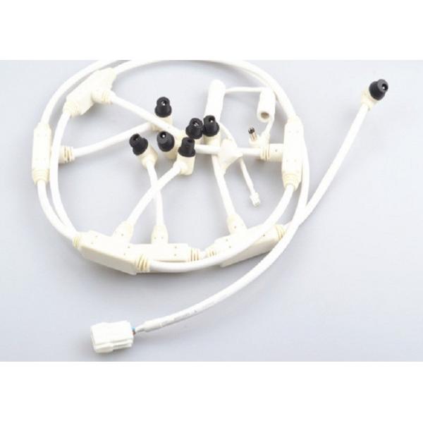 Quality Custom Electronic Wiring Harness White Injection Cable For Led Connectors for sale