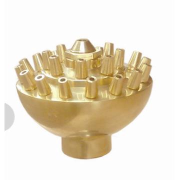 Quality Brass 3 Tiers 2 Inch Blossom Water Fountain Jet Nozzle for sale