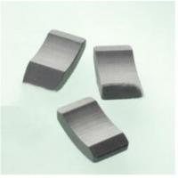 Quality Colored Ferrite Segment Magnets Charcoal Gray Anti Corrosion Coating for sale