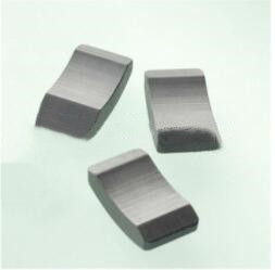 Quality Colored Ferrite Segment Magnets Charcoal Gray Anti Corrosion Coating for sale