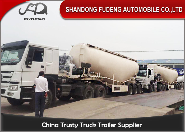 China New 40ton Cement Tanker Semi Trailer 3 Axles Bulk Carrier For Sale factory