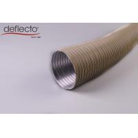 China 500mm Semi Rigid Flexible Duct / Flexible Heating Duct With Resin Coated factory