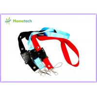 China High quality gifts promotional printed lanyard neck strap USB flash drive for factory workers factory