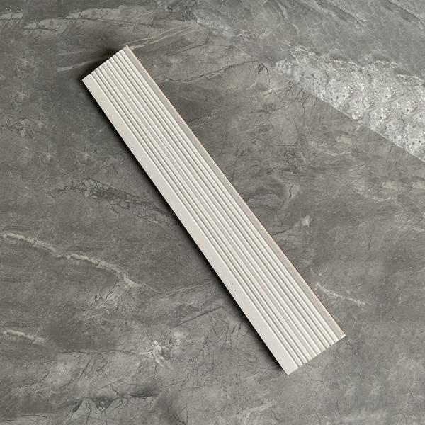 Quality 18mm Polyvinyl Chloride Plastic Pre Finished Skirting Boards for sale