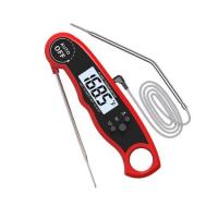 China Electronic Digital Dual Probe Meat Thermometer For Grilling Prime Rib Food factory