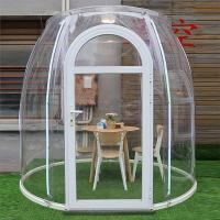 Quality Fast Build Outdoor Dining Bubble Tent With PC Transparent Board for sale