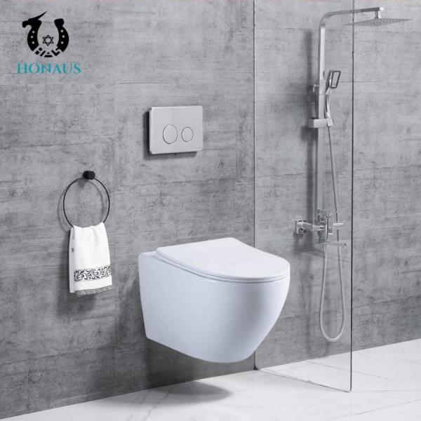Quality Western Ceramic Wall Hung WC Antibacterial for sale