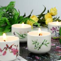 China Luxury Wedding Decoration Home Scented Candles Ceramic Jar Candle Holder factory