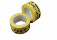 China Acrylic Adhesive Yellow Vinyl Floor Tape For Marking Off ESD Protected Areas factory