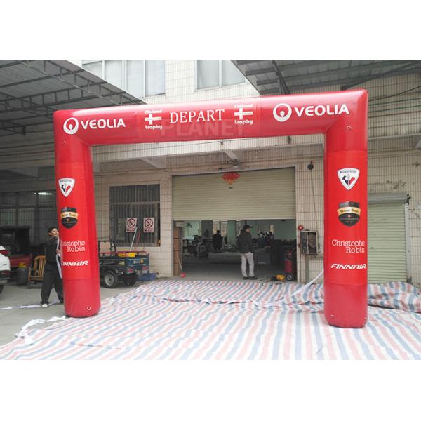 Quality Red Custom Inflatable Arch PLD - SA ODM / OEM Available 2 Years Warranty for sale