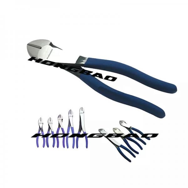 Quality 7" 7.5" 4" Diagonal Cutter Pliers Insulated CRV Alloy Steel Fat Big Head Bent for sale