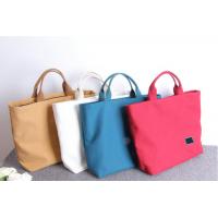 China Multicolored Monogrammed Canvas Tote Bags Recyclable With Customized Logo factory