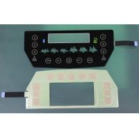 China translucent black glass or PET Capacitive Membrane Switches, capacitive touch membrane keypad factory