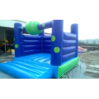 China Ocean Blue Commercial Bounce Houses Jumping With PVC Tarpaulin factory