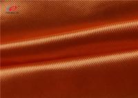 China Orange 100% Polyester Tricot Knit Fabric Warp Dazzle Fabric For Sportswear factory