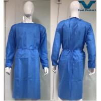 China VASTPROTECT-501 Disposable Surgical Gown Lightweight Knitted Cuff Isolation Apparel with Medical Repellence 45gsm Adult factory