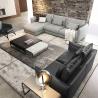 China Apartment / Star Hotel Bedroom Furniture Fabric Sectional Sofa Set Modern Style factory