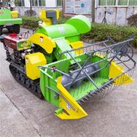 China Rubber Crawler Farm Combine Harvester 1200mm Rice Combine Harvester factory