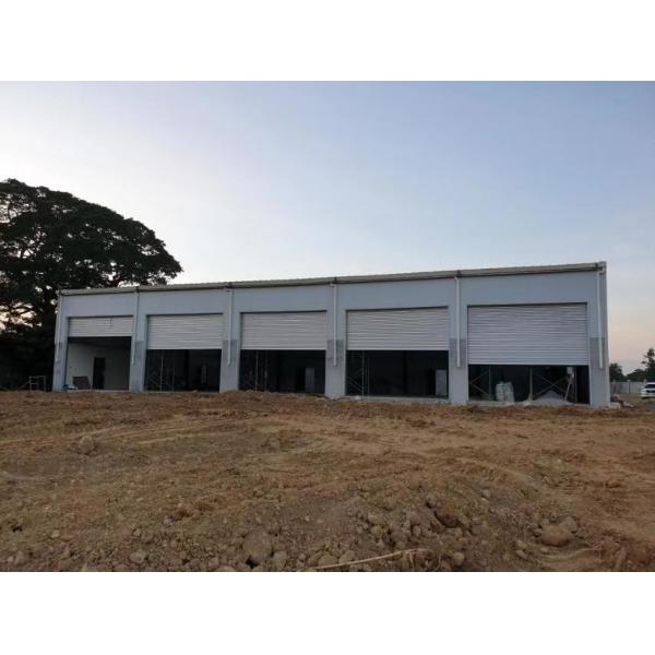 Quality Corrugated Color Bone Roof Cladding Steel Structure Warehouse H Or PRS Beam for sale