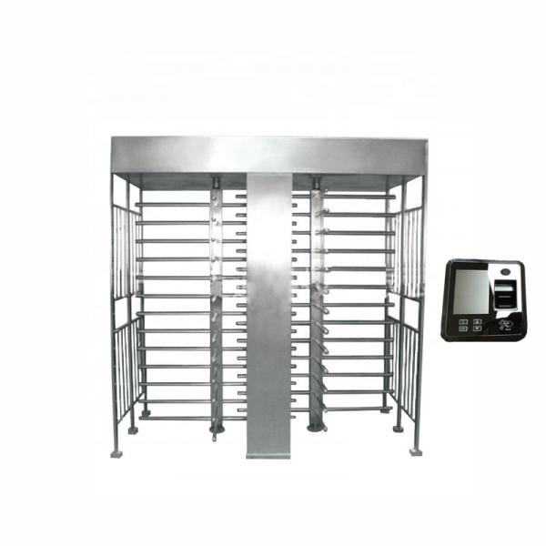 Quality Gym Full Height Pedestrian Turnstiles Access Control System Self Lock for sale