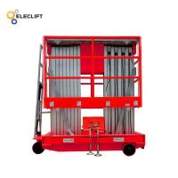 Quality 380V Aluminum Lift Platform Electric Single Man Lift With Rectangle Shape for sale