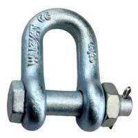 China Electric galvanized Screw Pin Anchor Shackle Drop Forged Bolt Type Chain Shackle 85T factory