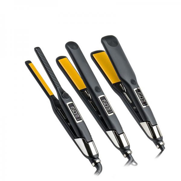 Quality 3 Size Plate Ceramic Hair Straightener Mch Heating 0.5/1.0/1.5 Inch Flat Iron for sale
