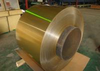 China Air Conditioner Hydrophilic Coated Roll Of Aluminum Coil 0.06-0.2mm Golden 1100, 3003, 3102, 8011 factory
