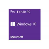 China 32/64 Bits Microsoft Windows 10 Operating System For 20 Pc Lifetime Licence factory