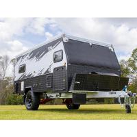 China Parking Handbrake Small Camper Trailer Single Double Axle Travel Trailer Electromagnetic factory