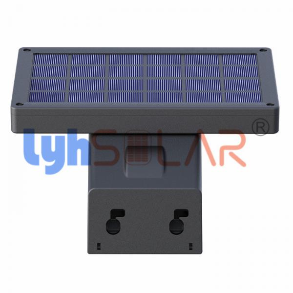 Quality Black Motion Sensor Solar Deck Lights 5W 3000K CCT For Garden Decorative for sale