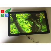 Quality Wall Mounting Indoor LCD Advertising Display U - Disk Control Resolution LED for sale